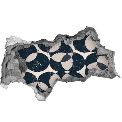 Fotoobraz diera na stenu Moderný dizajn diery v stene