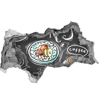 Fototapeta diera na stenu Retro raňajky