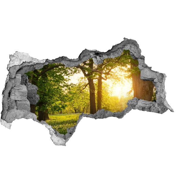Nálepka fototapeta 3D výhľad Stromy v parku