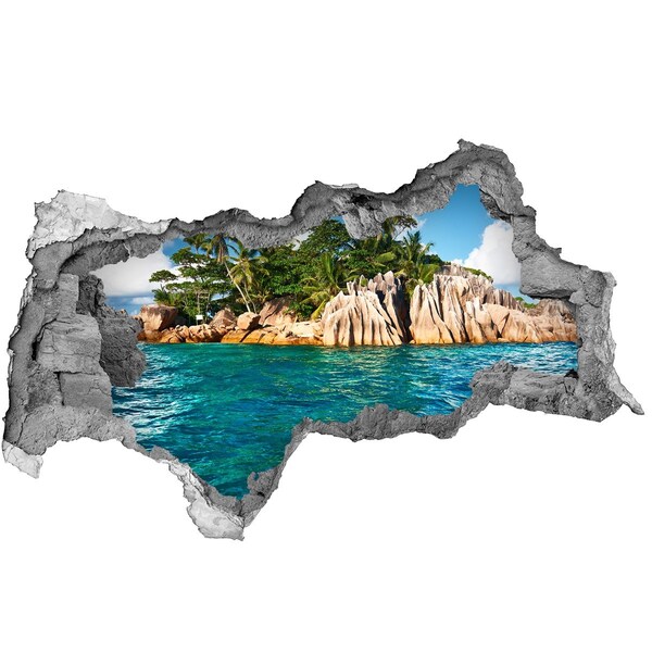Nálepka fototapeta 3D výhľad Tropický ostrov