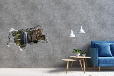 Nálepka fototapeta 3D Vodopád na sardínii