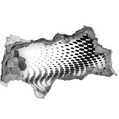 Fototapeta diera na stenu Virtuálny priestor v diere