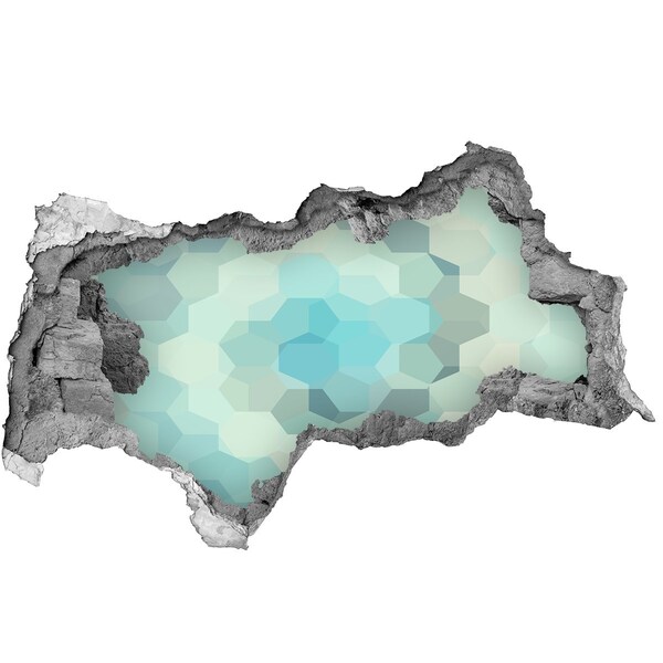 Fototapeta diera na stenu Odrazy vody v betóne