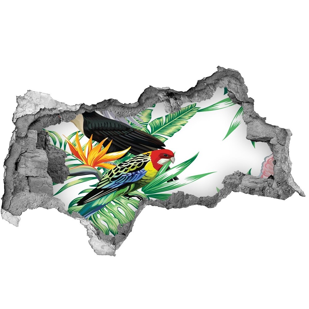 Diera 3D fototapeta nástenná Tropické vtáky