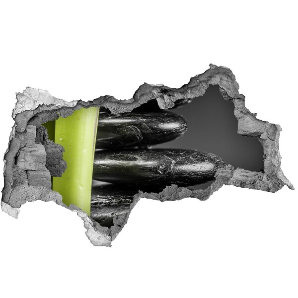 Samolepiaca diera nálepka betón kúpeľné kamene