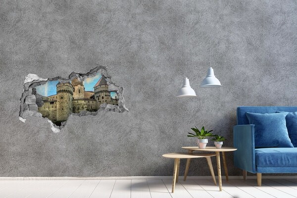 Fototapeta diera na stenu 3D Hrad v ruinách