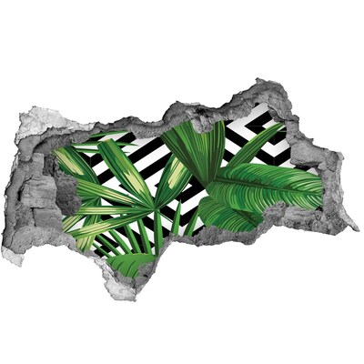 6D diera nálepka Tropický raj za múrom