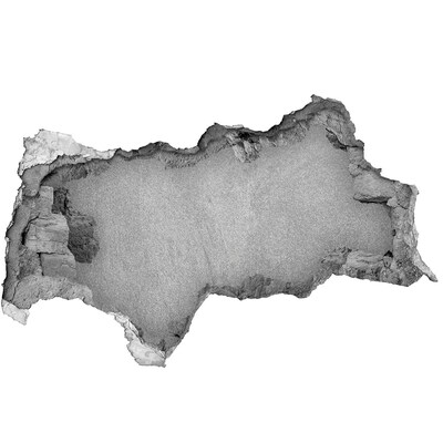 Diera 3D fototapeta na stenu Prasknutá stena s výhľadom na betón