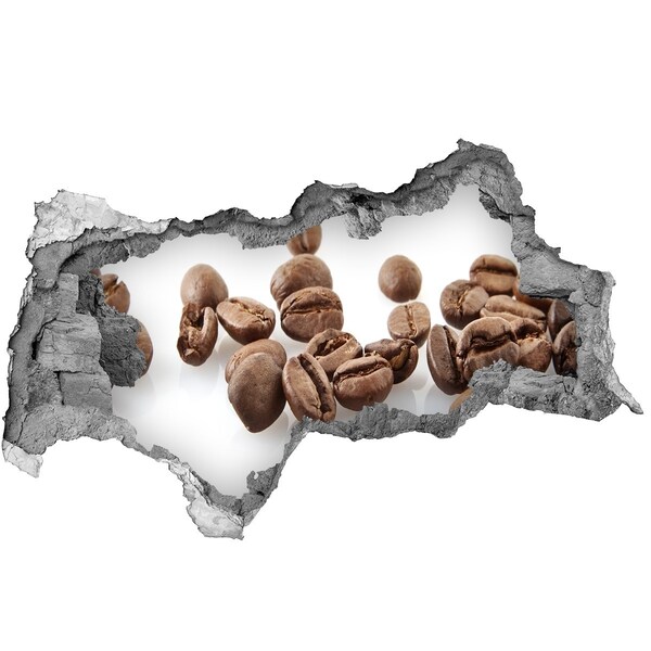 Samolepiaca nálepka betón Káva v srdci steny