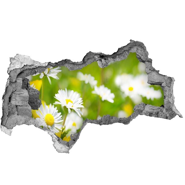 Samolepiaca diera nálepka Kvetinový raj za múrmi