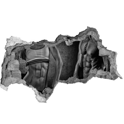 Foto fotografie diera na stenu Sila a odhodlanie