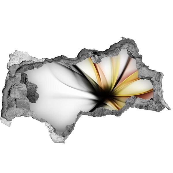 Samolepiaca diera nálepka Rozbitá stena s abstraktným vzorom