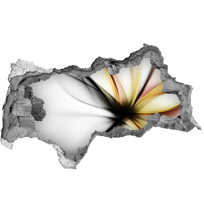 Samolepiaca diera nálepka Rozbitá stena s abstraktným vzorom