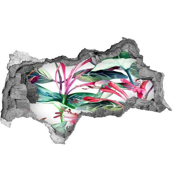 11D diera nálepka Kvetinová záhrada za múrom