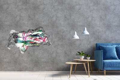 11D diera nálepka Kvetinová záhrada za múrom