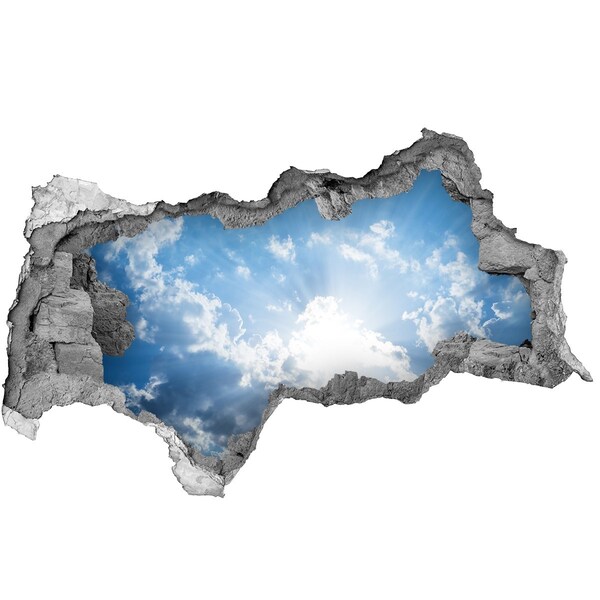 Nálepka fototapeta 3D výhľad Obloha so slnečnými lúčmi