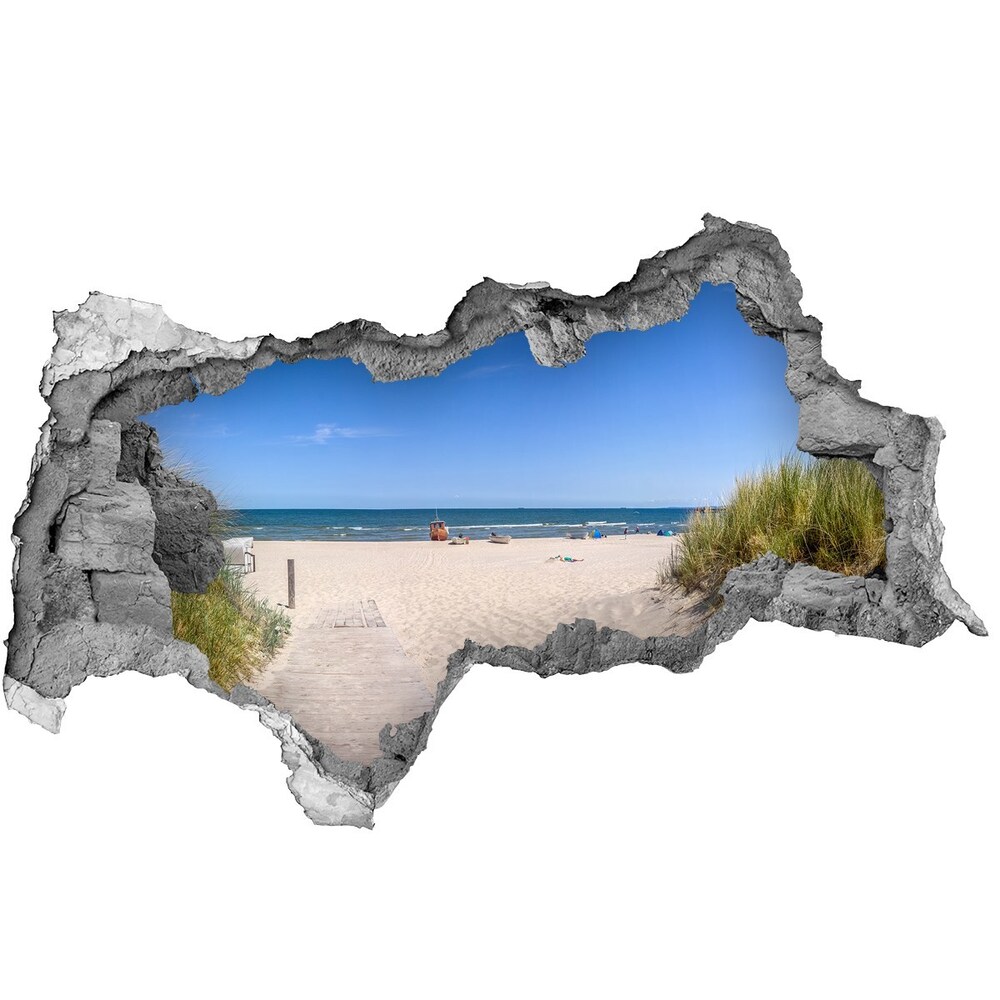 Nálepka fototapeta 3D výhľad Pobrežné duny