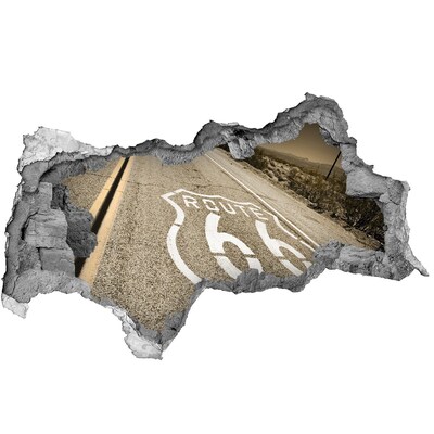 Fototapeta diera na stenu Betónová trasa 66