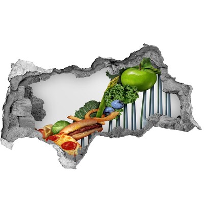 Samolepiaca nálepka Kulinársky svet za stenou