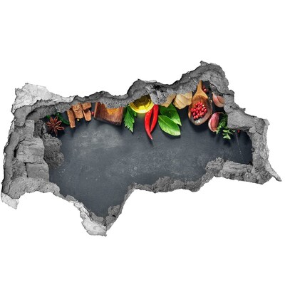 Samolepiaca nálepka na stenu Kuchynské chute spoza steny