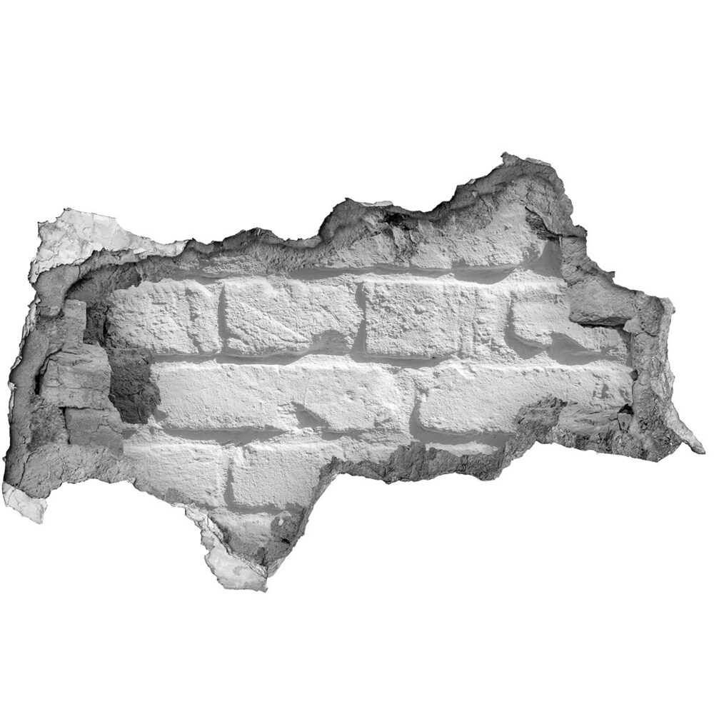 Fotoobraz diera na stenu Tehlová stena