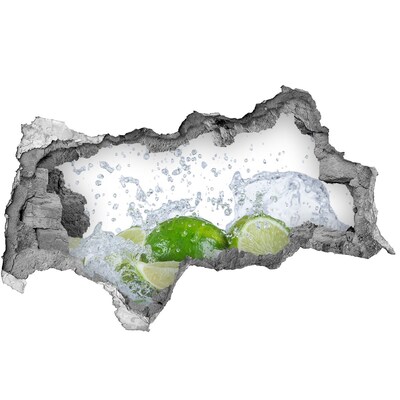 Samolepiaca nálepka betón Osviežujúci koktail s limetkou