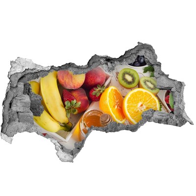 Samolepiaca nálepka betón Ovocný raj s medom