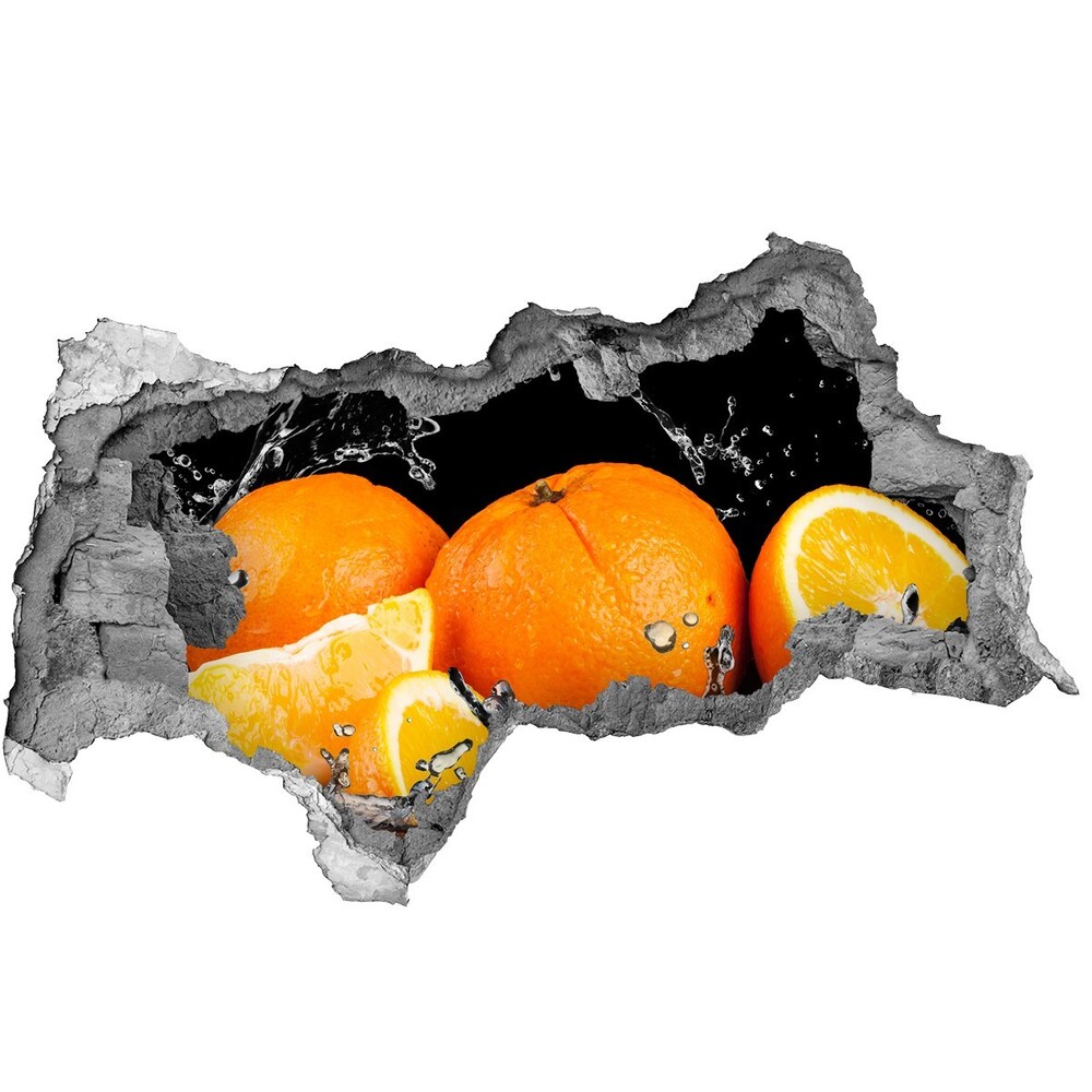 Fototapeta diera na stenu Pomaranče a vodu