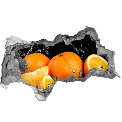 Fototapeta diera na stenu Pomaranče a vodu