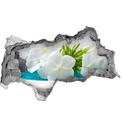 Fototapeta diera na stenu Biele kvety spa