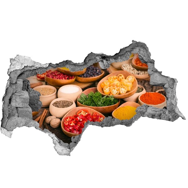 Samolepiaca nálepka Kuchyňa plná korenín