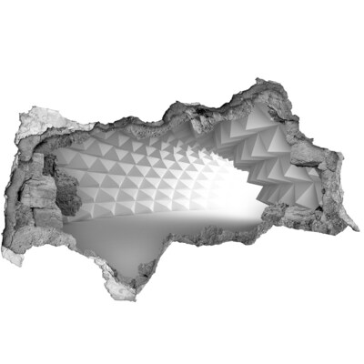 Samolepiaca diera múr 3D Abstrakcie tunel