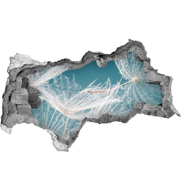 Samolepiaca diera nálepka Kvetinové sny za múrom