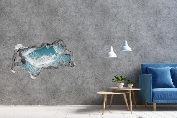 Samolepiaca diera nálepka Kvetinové sny za múrom