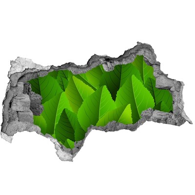 Fototapeta diera na stenu Zelená oáza v betóne