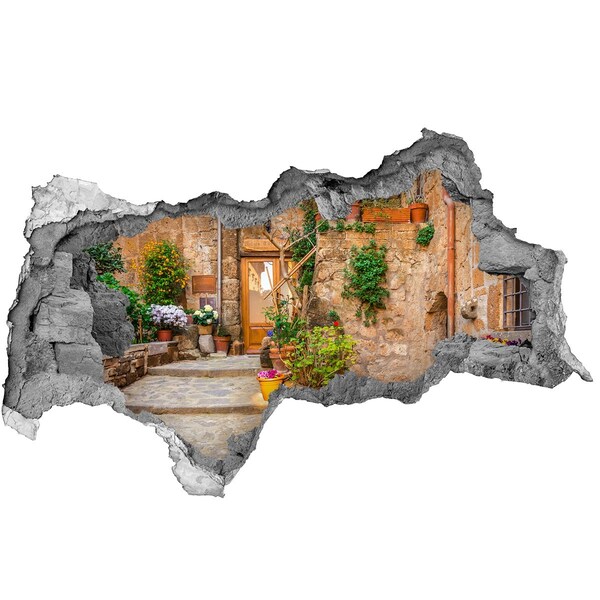 Fototapeta diera na stenu 3D Očarujúce mestečko v Taliansku