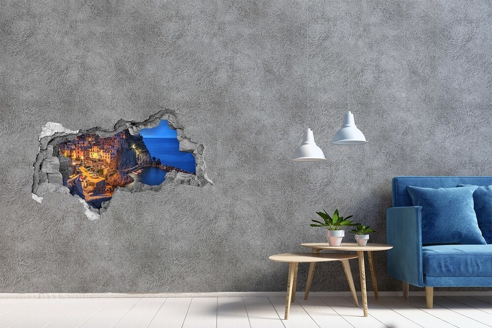 Fototapeta diera na stenu 3D Manarola taliansko