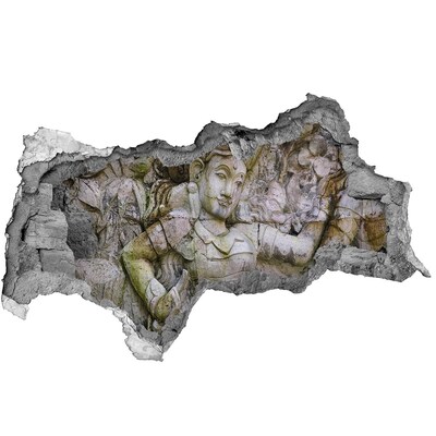 Fototapeta diera na stenu 3D Stone carving