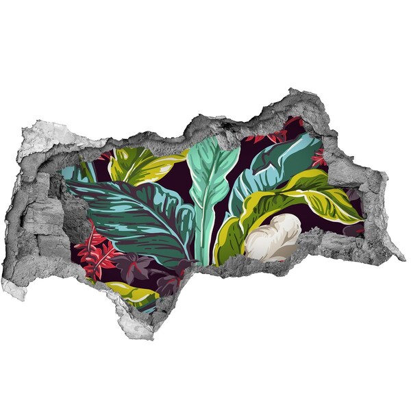 26D diera na stenu Tropická záhrada s dierou v stene