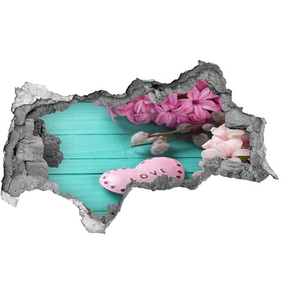 Samolepiaca diera na stenu Srdce plné lásky