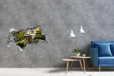 Samolepiaca nálepka Víno vo vinici