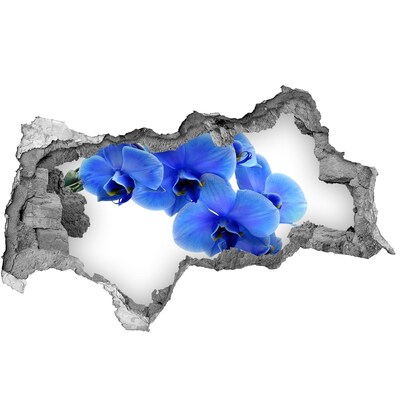 Samolepiaca diera nálepka Modrá orchidea
