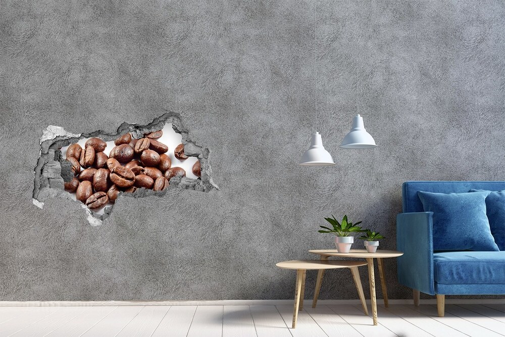 Fototapeta diera na stenu 3D Kávové zrná
