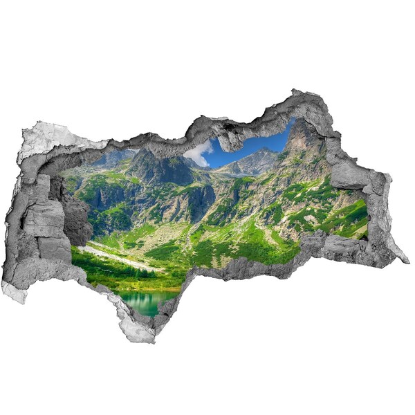 Diera 3D foto tapeta nálepka Jazero v horách