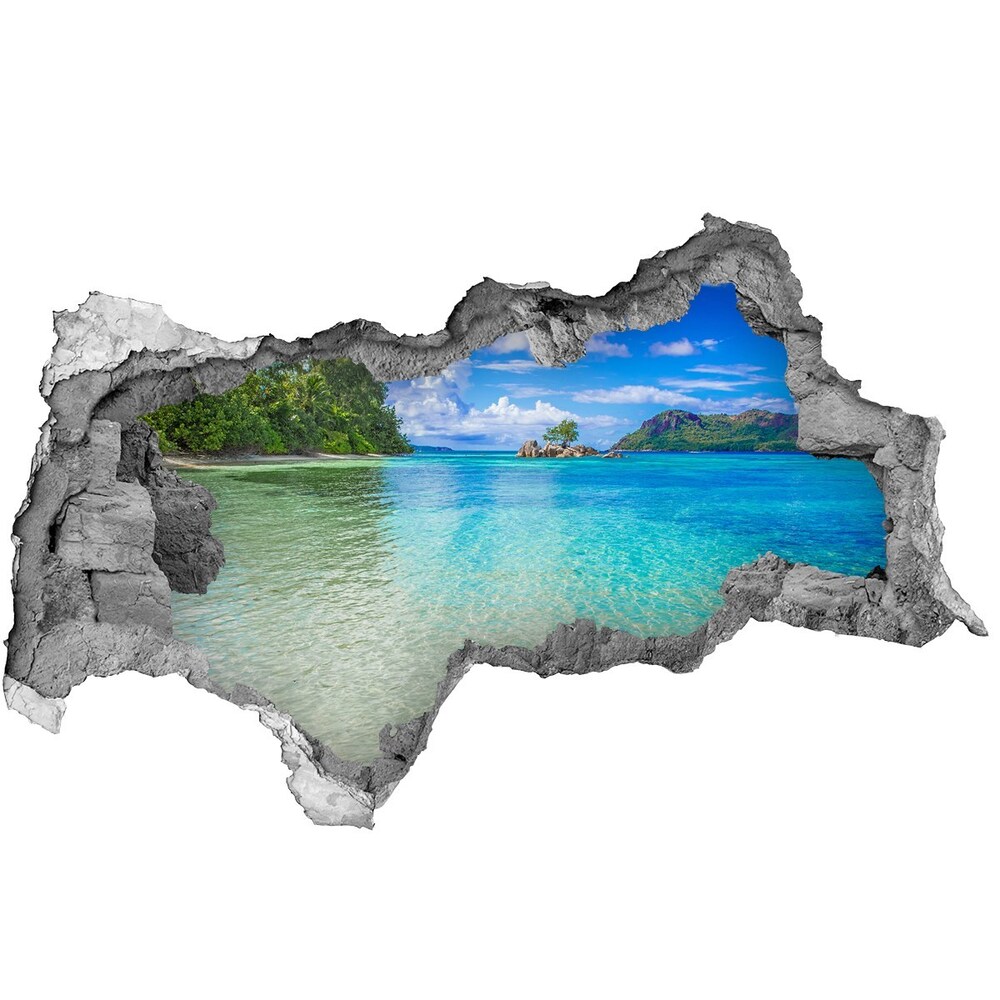 Diera 3D foto tapeta nálepka Beach seychely
