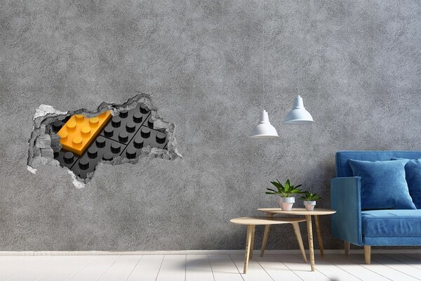 Fototapeta diera na stenu 3D Lego tehly