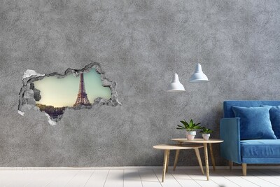 Nálepka fototapeta 3D na stenu Eiffelova veža v paríži