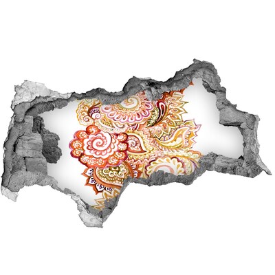 Diera 3D foto tapeta nálepka Farebné vzory na betónovom pozadí