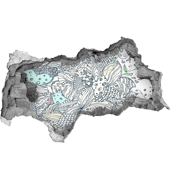 Fototapeta diera na stenu 3D Farebný svet prírody