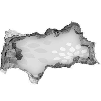 Fototapeta diera na stenu Zrúcaný múr s výhľadom na vodu